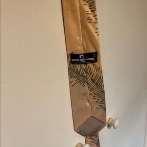 Paco Rabanne Gold and Black Tie